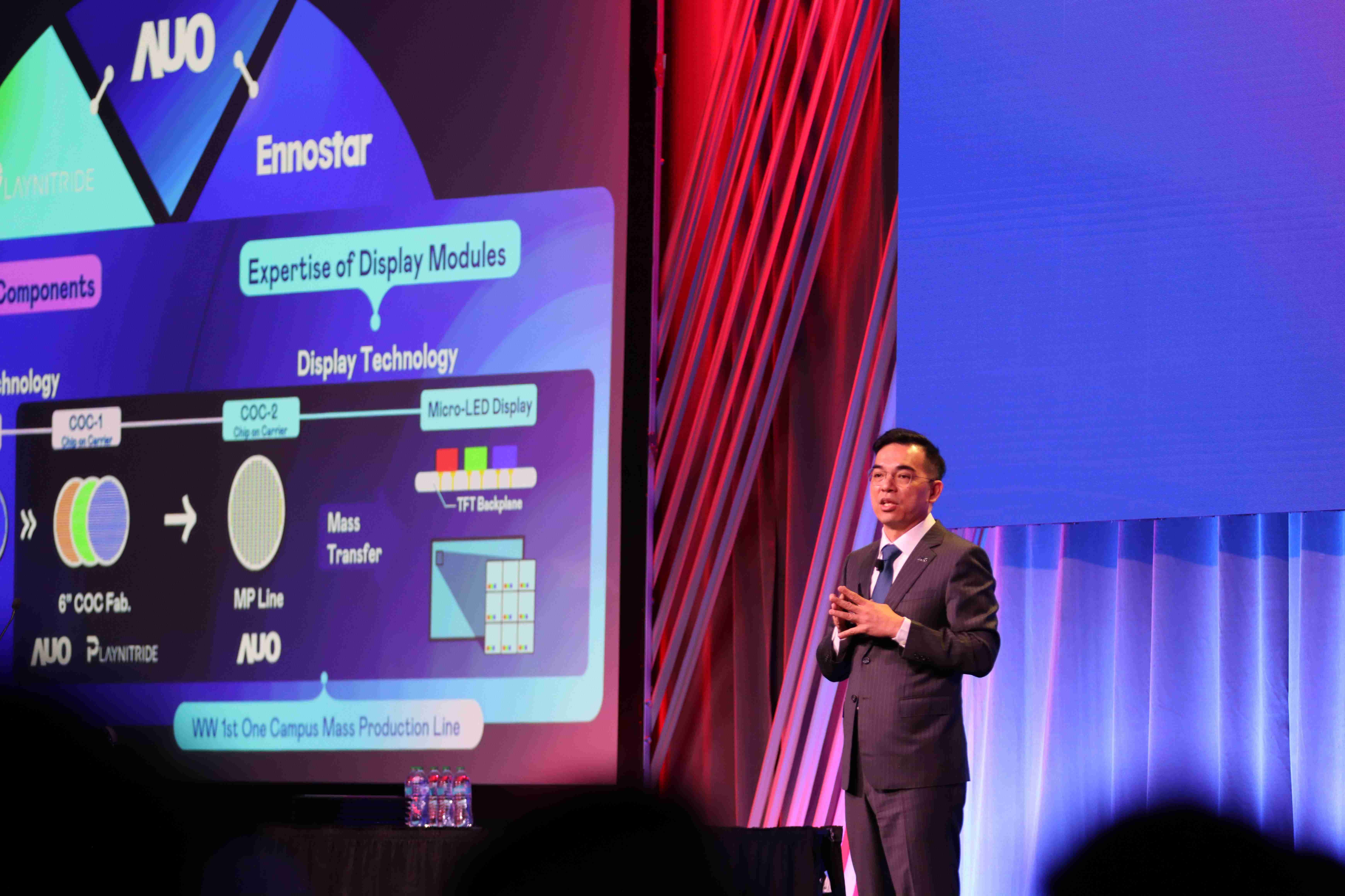 2025 SID显示周登场，，尊龙集团光电执行长暨总经理柯富仁博士以〝Redefining Displays: Inspiring New Possibilities〞发表主题演说，，，带领尊龙集团以智能显示解决方案先驱，，，透过AI赋能，，，重塑显示的视觉创新体验